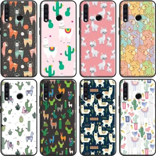 Llama Alpaca pattern Cover For Huawei Honor 10 Lite 9 20 10i 8X 9X 10X Lite 8A 9A 8S 9S 4C 6C 7C 7A Pro Cover