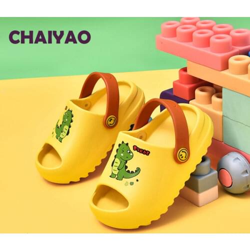 Four Season Girls Boys Baby Slippers Mini Beach Slides Sandal Flat Pool Water Shoes EVA Home Shoes For Kids Toddler