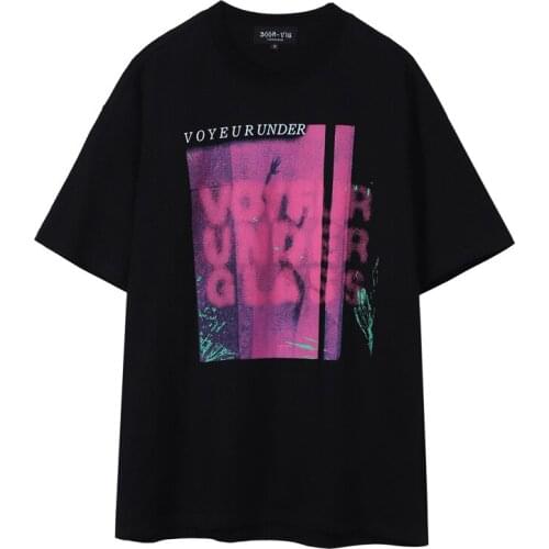 Summer T-shirt Men Women Harajuku Loose Fit T Shirts Hip Hop Mens Fashion Clothes Man Graphic Printed Tees Tshirt Drop Shipping