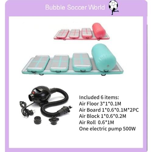 Hot sale Air Track Training Set Air Tumbling Track Home Edition Inflatable Mat for GYM Cheerleading Gymnastics Air Training Mat