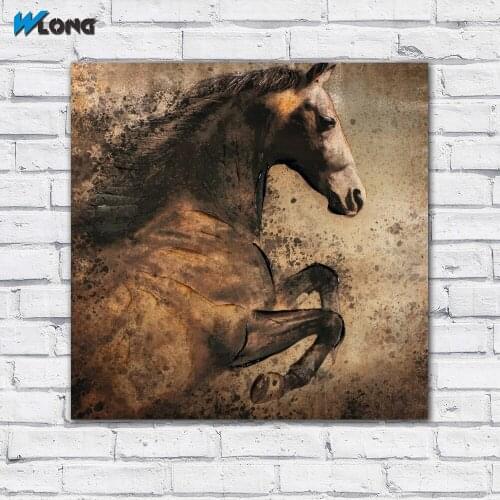 Large size Printing Oil Painting Animal horse 113 cool wall art canvas prints pictures for living room and bedroom No Frame