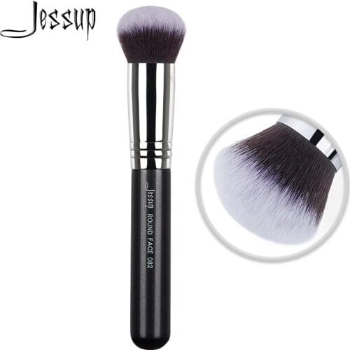 Jessup Powder brush Makeup Face beauty tool Synthetic hair Foundation Blending Cosmetic Round 082