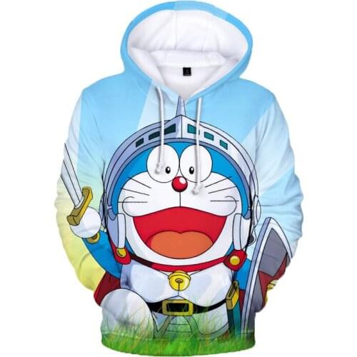 Hot Sale 3D Print hoodies Popular kids Japan anime doraemon Clothes Fashion harajuku Sweatshirts Boys Girls streetwear Pullovers