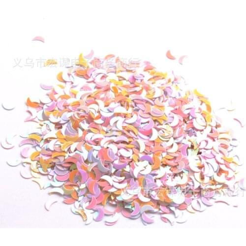 Moon/Manicure/Wedding decorations/15 grams Sequins PVC Flat for DIY Card Making Craft Color Collection