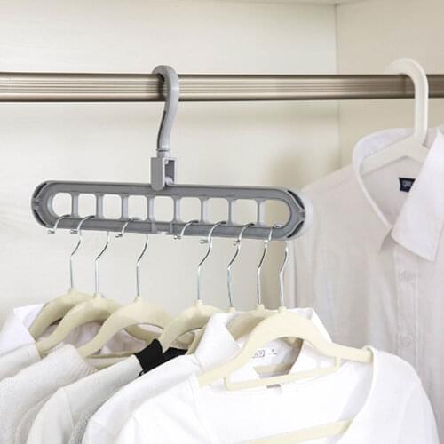 Multi-port support ring hanger drying rack multifunctional plastic scarf storage rack