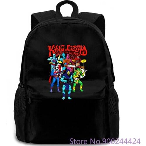 King gizzard and the lizard wizard New Mens Black O-Neck Print For Male backpack
