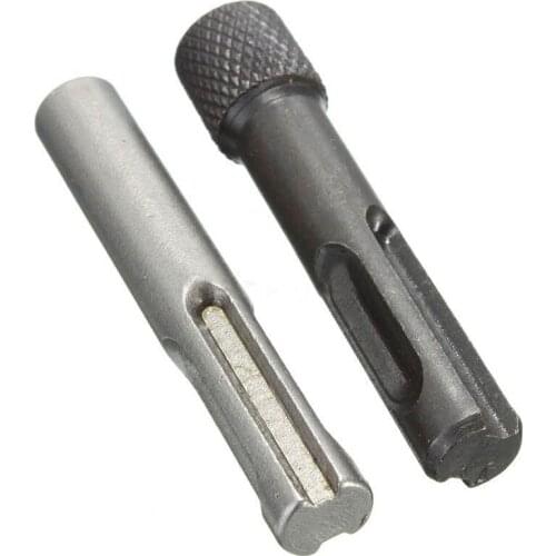 New 2pcs 1/4in Hex Shank Drill Bit Chuck Adapter SDS Converter Adapter Nut Impact Driver Set For Drilling Tools