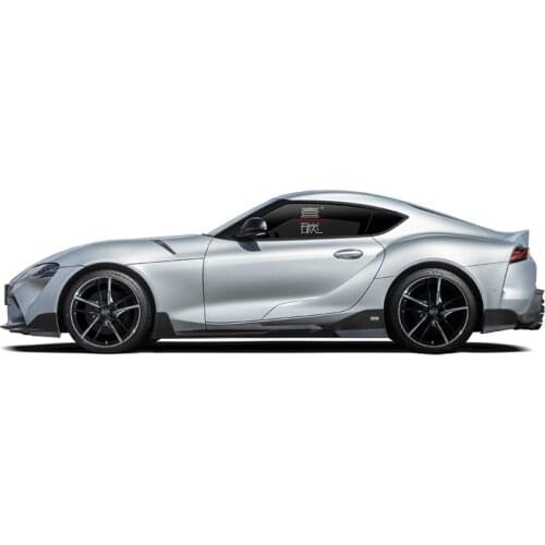 Suitable for Toyota Supra Refit Toms Carbon Fiber Front Side Skirt，Rear Lip Tail and Exhaust Wide Body