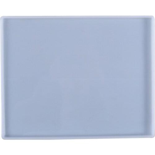 Rectangle Serving Board Crystal Epoxy Resin Mold Coaster Tray Silicone Mould DIY Crafts Fruit Dish Cup Mat Decor Mold