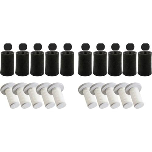 TOP!-10 Sets Handheld Vacuum Cleaner Hepa Filter Sponge Filter Kit for Deerma DX700 DX700S Vacuum Spare Parts Accessories