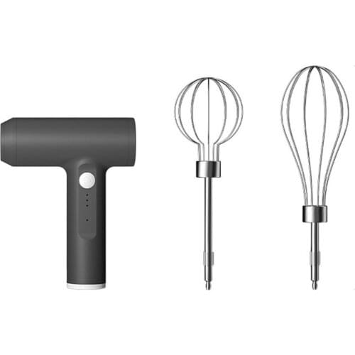 Hand-held High-power Electric Whisk USB Rechargeable Turbo Portable For Baking Sauce Cream Durable Whisk