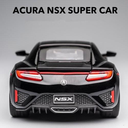 New 1:32 Acura NSX Alloy Sports Car Diecasts & Toy Vehicles Metal Car Model Simulation Sound Light Collection Childrens Toy Gift