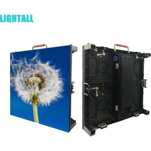 P3.91 SMD1921 128*128dots 500x500mm RGB LED Display Screen Outdoor Die Cast Aluminum Cabinet For Rental Advertising Video Wall