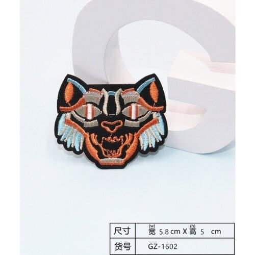 50pcs/lot Eweird Stuff Mbroidery Patches Letters Clothing Decoration Accessories Diy Iron Heat Transfer Applique Clothes