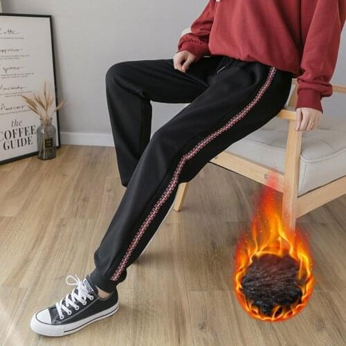 DONAMOL Women's Velvet Trousers