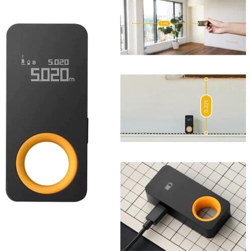 HOTO Laser Rangefinder Smart Laser Tape Measure Intelligent 30M OLED Display Laser Distance Meter Connect To Mobile Phone