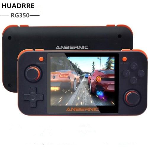 HUADRRE RG350 Handheld game console Opendingux system 64 Bit 3.5 inch IPS Screen 16G ROM Add 32G TF Handheld Game Player PS1