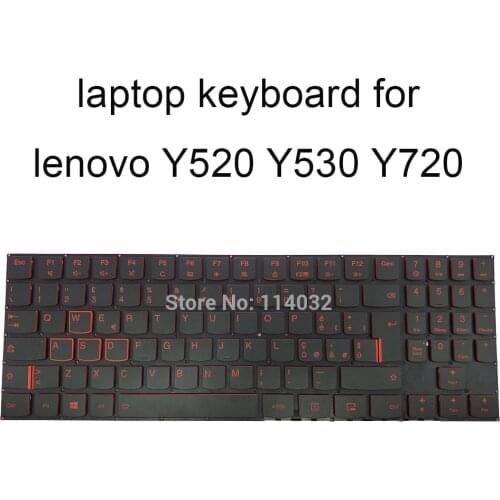 Backlit keyboard for lenovo Y520 Y720 Y530 Y520-15IKBM IT Italiano black red keys upper case laptop keyboard LCM16F8 PK1313B4B02