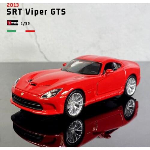 Bburago 1:32 2013 SRT Viper GTS Alloy Car collection WRC rally Car model gifts Toy Special carton pack boy toys