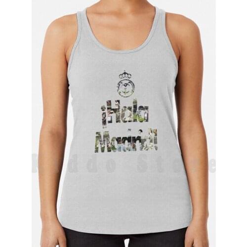 Hala Tank Tops Vest Sleeveless Ronaldo Soccer Hala Football Spain Real Cristiano Hala Benzema Bale League Futbol