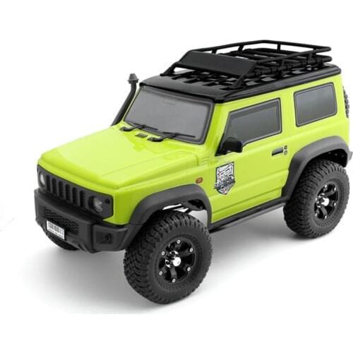 RGT 136100V3 Rock Cruiser 1/10 2.4G 4WD RC Car Crawler Vehicle Model with LED Headlight - RTR Version Yellow