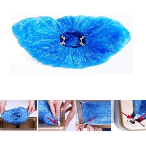 Wholesale Disposable Shoe Covers with Clips Special for Shoe Cover Dispenser Machine Home Office Carpet Cleaning Overshoes