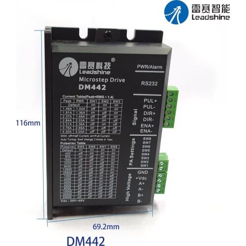 Original Leadshine DM442 42 Stepper Motor Driver NEMA17 Stepper Motor Driver