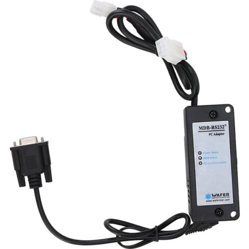 MDB-RS232 MDB Payment Device To PC RS232 Converter For MDB Coin Validator Computer Transfer Box Black