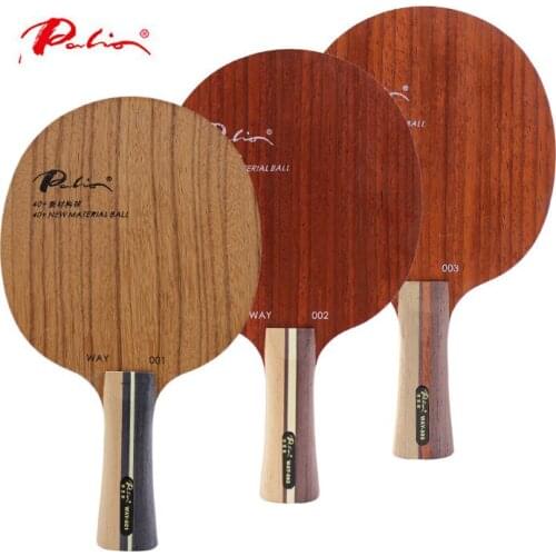 Palio official way001 way 002 way 003 table tennis blade pure wood for 40+ new material table tennis racket sports racquet sport