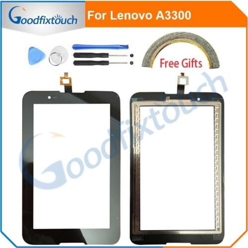 Touch Screen For Lenovo A3300 A3300T A3300-HV A7-30 Panel Touchscreen Front Glass Replacement Parts Outer Lens Tools No LCD