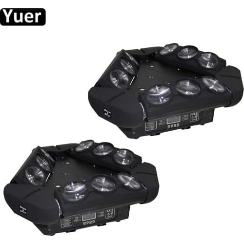 2Pcs/Lot 140W LED Beam Laser Strobe 3IN1 Moving Head Light LED DMX512 Sound Music Light For Party Disco DJ Laser stage Lighting