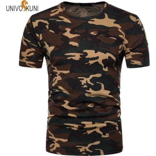 UNIVOS KUNI Mens Camouflage T-Shirts