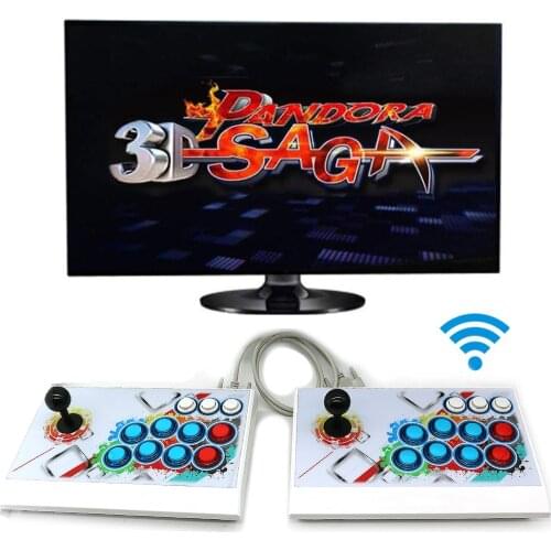 WIFI 3D Pandora SEGA Arcade Console With PCB Board 1 to 2 Player Home USB Controller 2650 In 1 Games Retro Video Game Machine