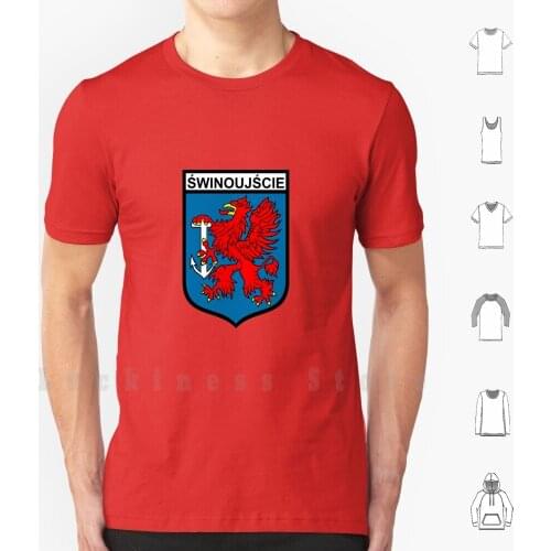 ? Winouj ? Cie Coat Of Arms , Poland T Shirt DIY Cotton Big Size S-6xl Polska Poland Polish Coat Of Arms ? Winouj ? Cie