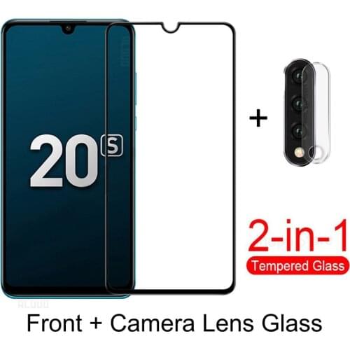 2-in-1 Screen Protective Glass for honor 20 20S 20 Pro 30 s Cover Camera Lens Protector Tempered Glass For Huawei Honor 20 Lite