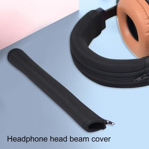 Head Beam Cover Sponge Cover Replacement Faux Leather Headphones Headband Protective Case for Audio Technica ATH-M50X M30X M40X