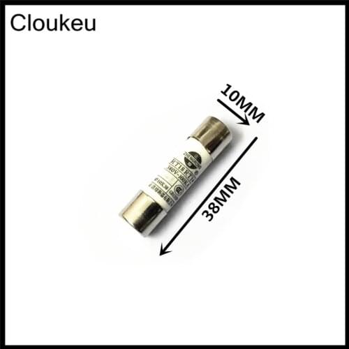 0.5A 10*38 Ceramic Fuse 500V 0.5a RO15 RT18 RT14 Fast blow fuse 5Pcs