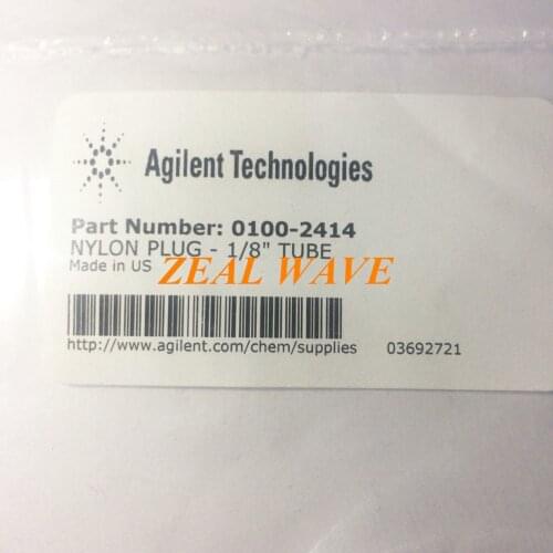 0100-2414 Plug 1 / 8inch Tube Fitting Nylon Agilent Supplies