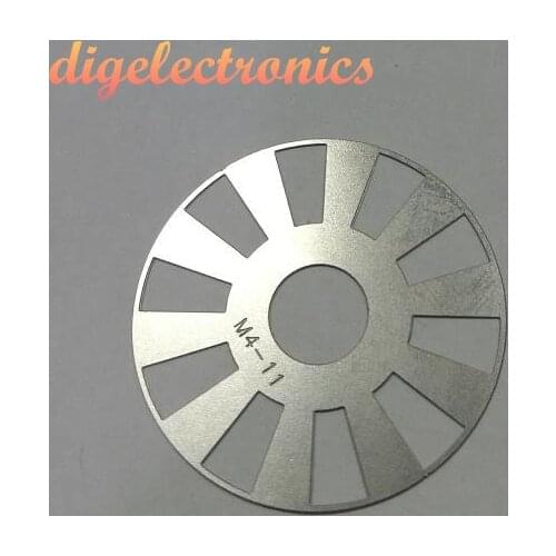 1pcs Photoelectric Encoder Inverter Meter Wheel Servo Motor Grating Disk M4-11 Robot Meter Disk Robot Speed Measuring Disc