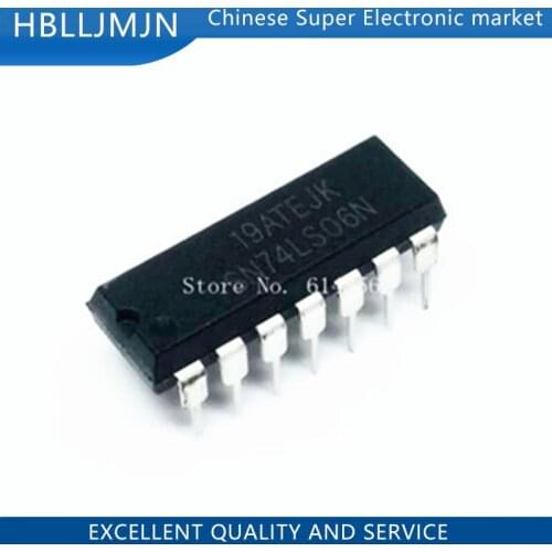 10PCS SN74LS06N DIP14 SN74LS06 DIP 74LS06N 74LS06 HD74LS06P