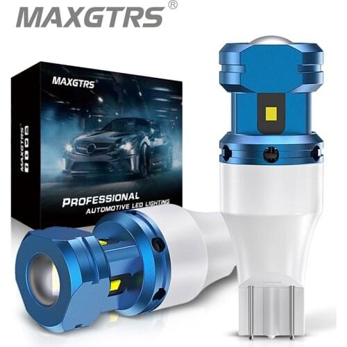 2x Super Bright 2000Lm T15 W16W Canbus Error Free 1860 912 921 White Car LED Back-up Light Auto Reverse Lamp Bulb Top Lens
