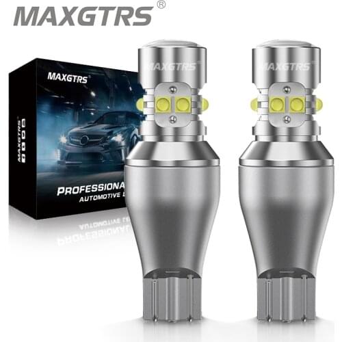 2x T15 W16W GenuineCREE Chip XBD 50W LED Backup Light 12V 24V Car Reversing Light Bulb Backup Light Turn Signal Light Brake Lamp