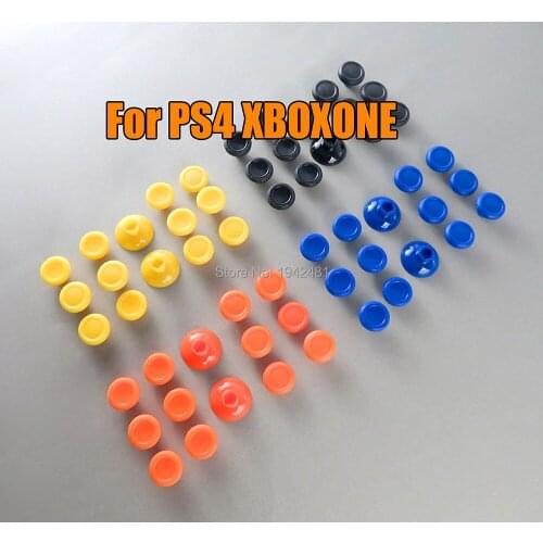 1set For PlayStation 4 PS4 Pro Slim for PS4 Controller Thumbstick Cap for Xbox One Colorful Analog Thumb Stick Grips Cover