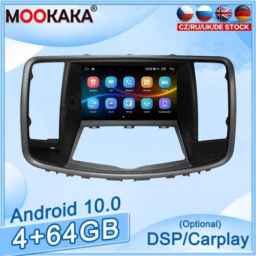 4+64GB Android10.0 For Nissan Teana Duke Car GPS Navigation Auto Radio Stereo Video Multimedia Player Carplay HeadUnit Tesla