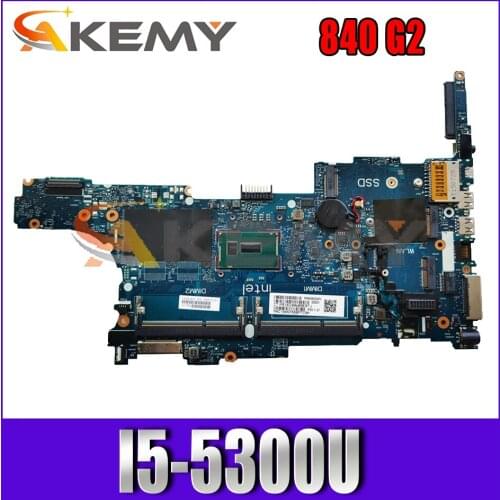 799511-001 799511-601 For HP Elitebook 840 G2 I5-5300U Laptop Motherboard 6050A2637901 SR23X DDR3 Notebook Mainboard