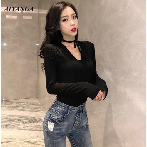 Женские базовые футболки AIYANGA China At AliExpress