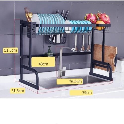 Accessories Escurreplatos Dish Drying Etagere Stainless Steel Mutfak Cocina Organizador Cuisine Kitchen Storage Rack Holder