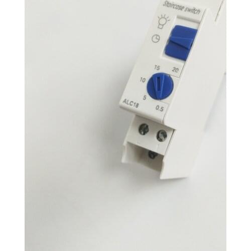 ALC18 220-240VAC ALION 50-60 Hz 20 Minutes 0.5 Minimum Setting Unit DIN Rail Lighting Delay Staircase Timer Time Switch