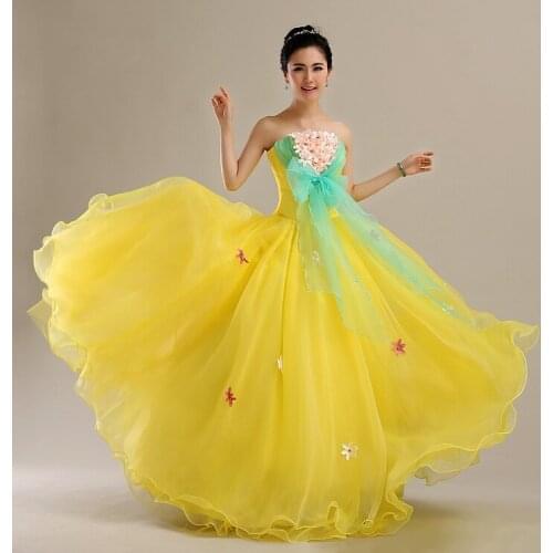 Freeship yellow bowknot belle princess dance medieval dress Medieval Renaissance Gown queen Costume Victorian Marie Belle ball