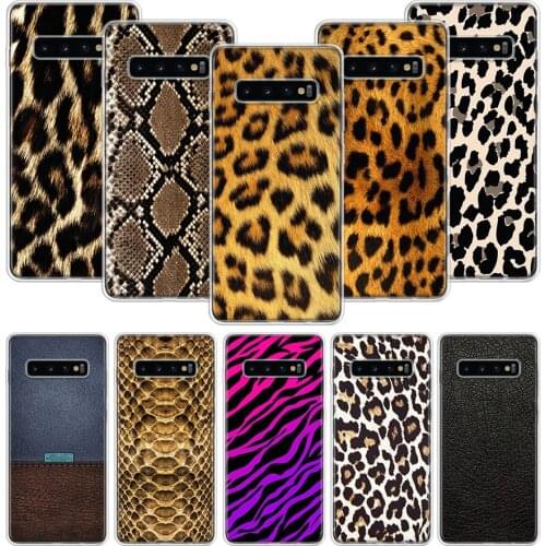 Tiger Leopard Print Panther Phone Case for Samsung Galaxy A51 A71 A50S A20E A30 A40 A70S A10S A01 A21 A41 A52 A20S A6 A7 A8 A9 C